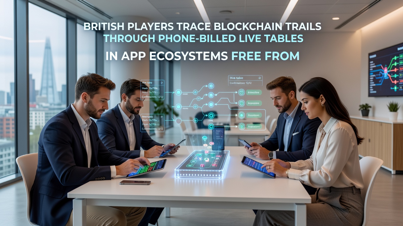 Mobile app interface showing blockchain transaction trails for phone-billed live dealer sessions