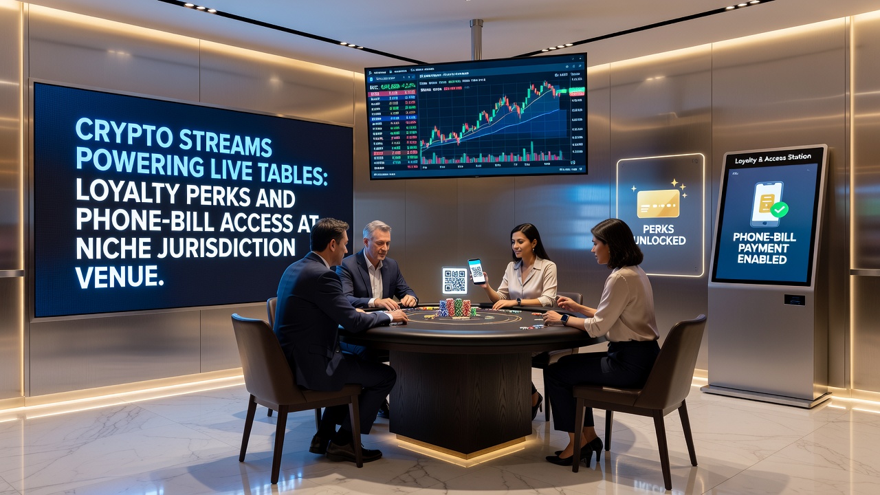 Mobile phone bill payment interface connected to live casino tables
