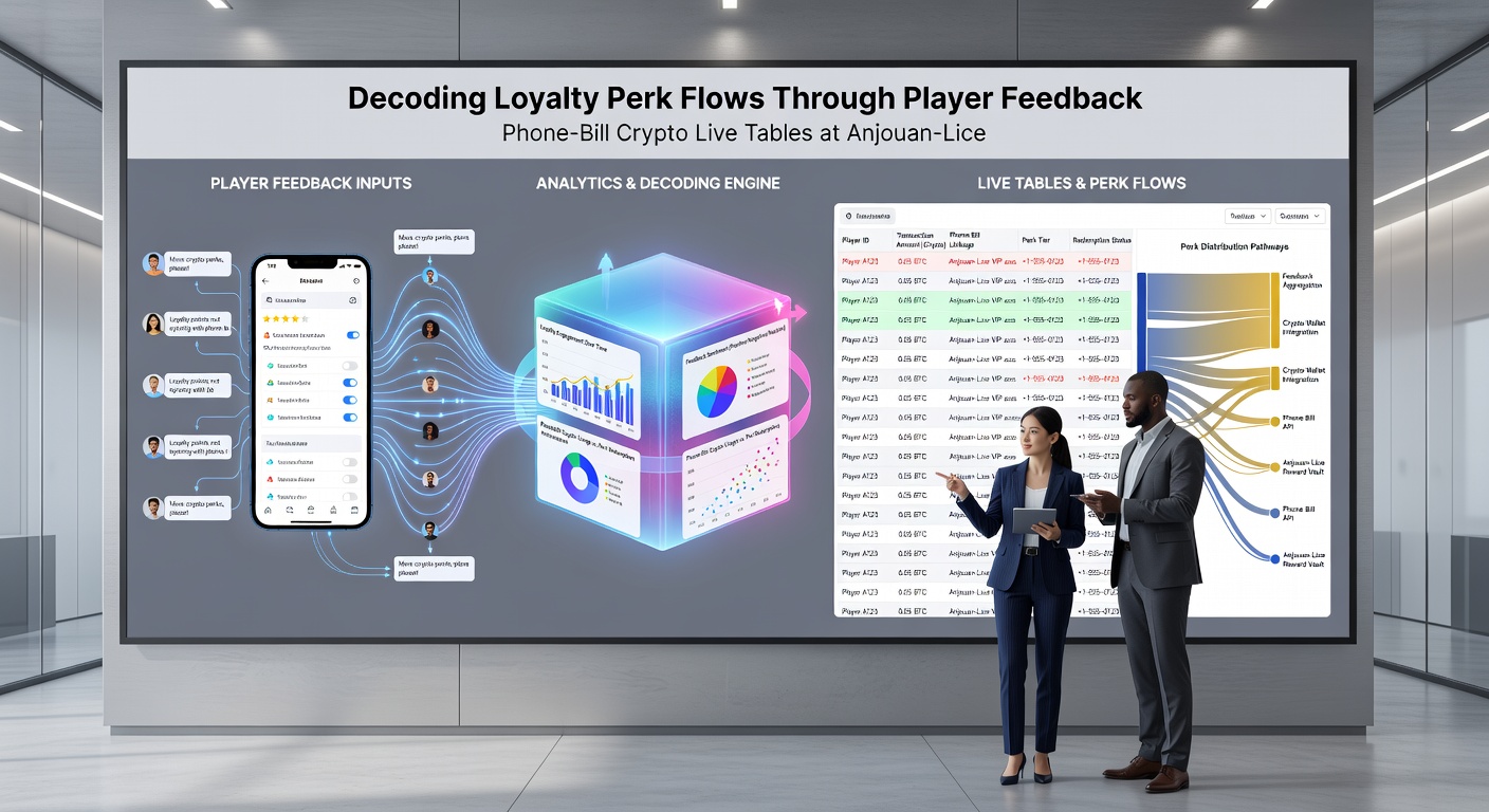 Dashboard view of player feedback analysis for loyalty perks in phone bill crypto live dealer sessions