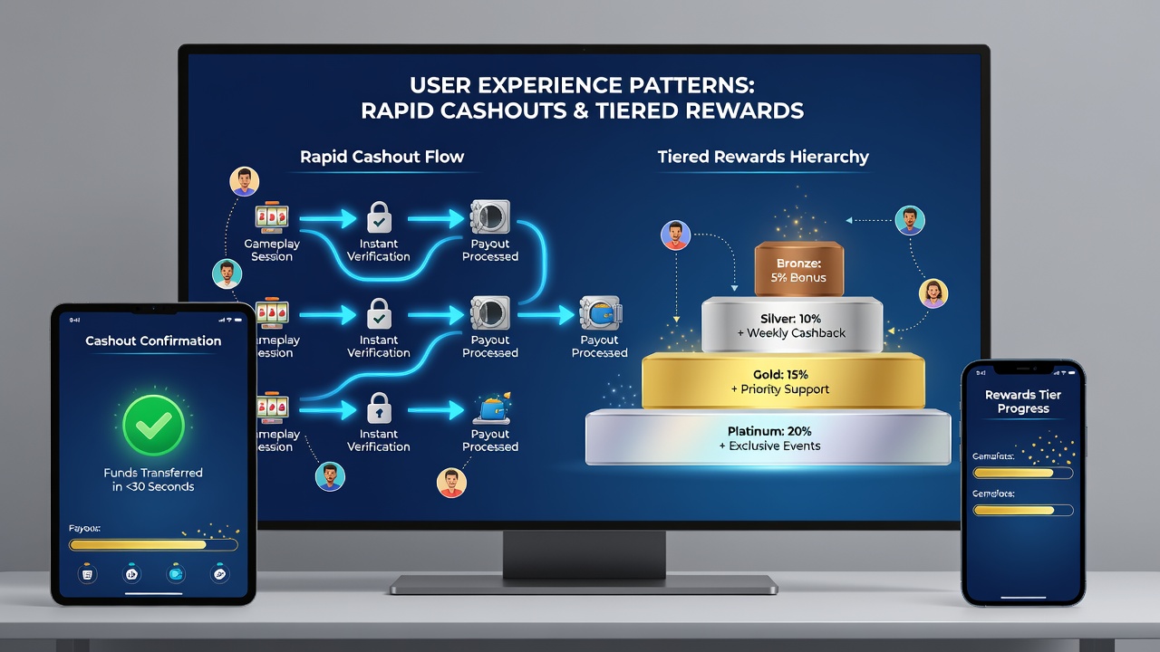 User dashboard illustrating tier progression alongside crypto and mobile payment transaction history